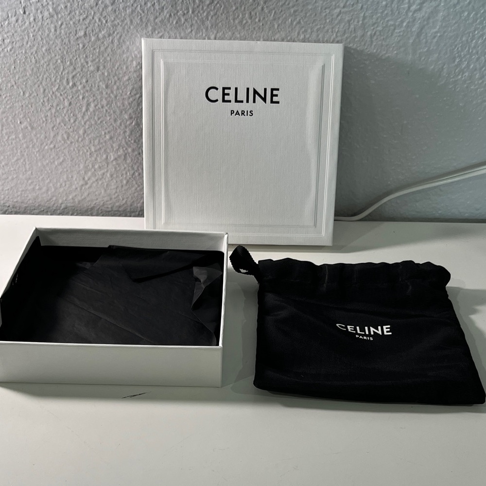 Celine Black and White Dust Bag Set